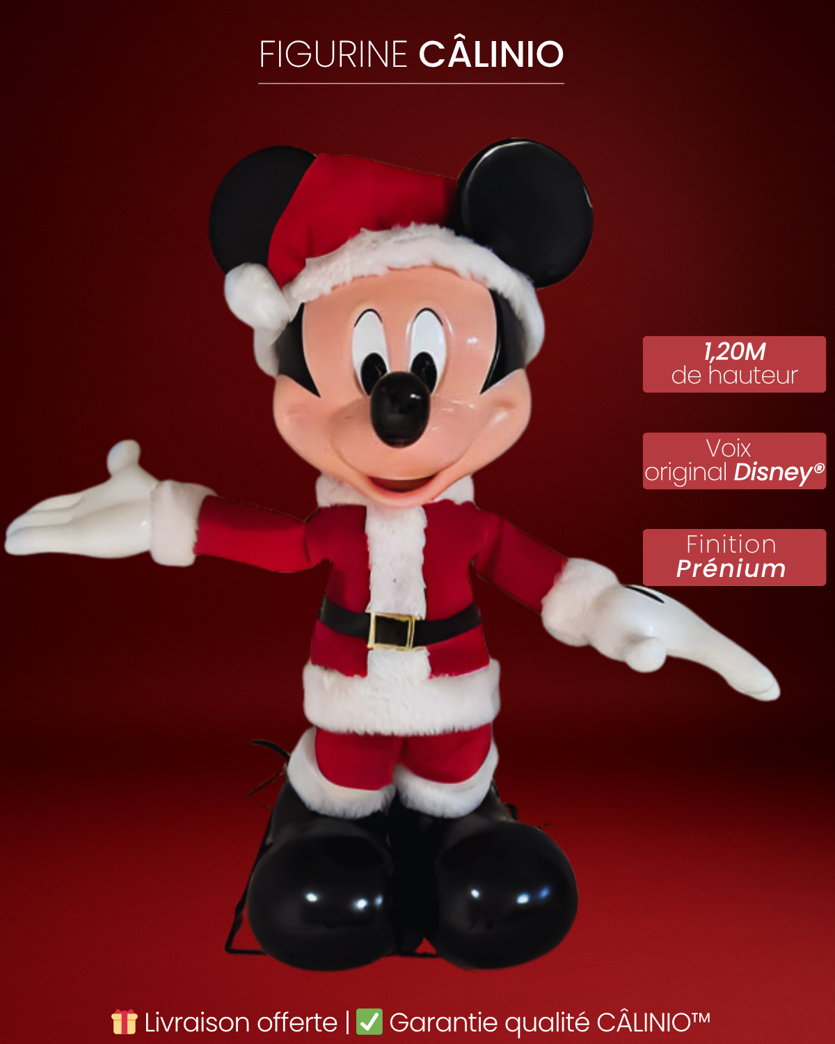 Figurine animée héros festif de Noël - Vue 1