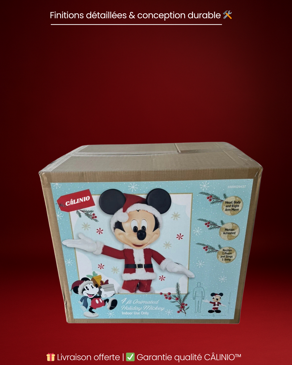 Figurine animée héros festif de Noël - Vue 5