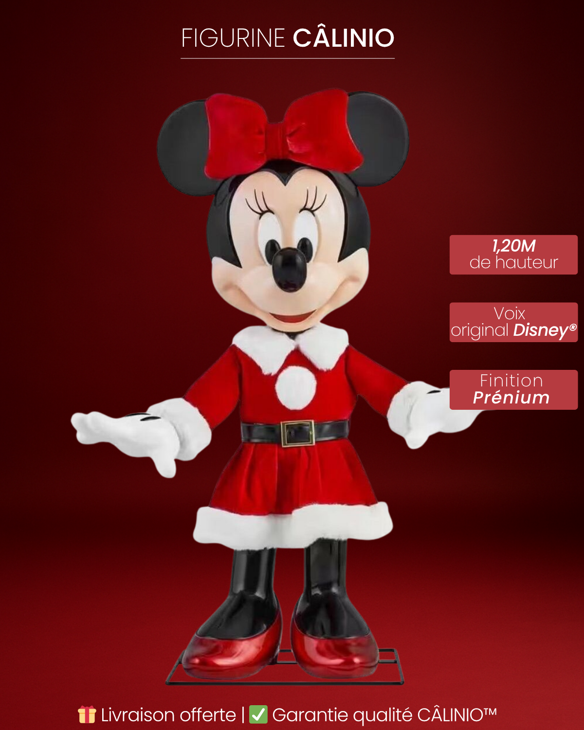 Figurine animée héroïne festive - Vue 1