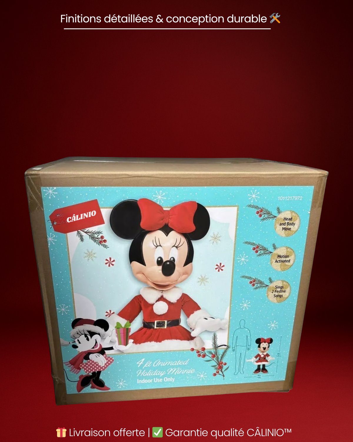 Figurine animée héroïne festive - Vue 3