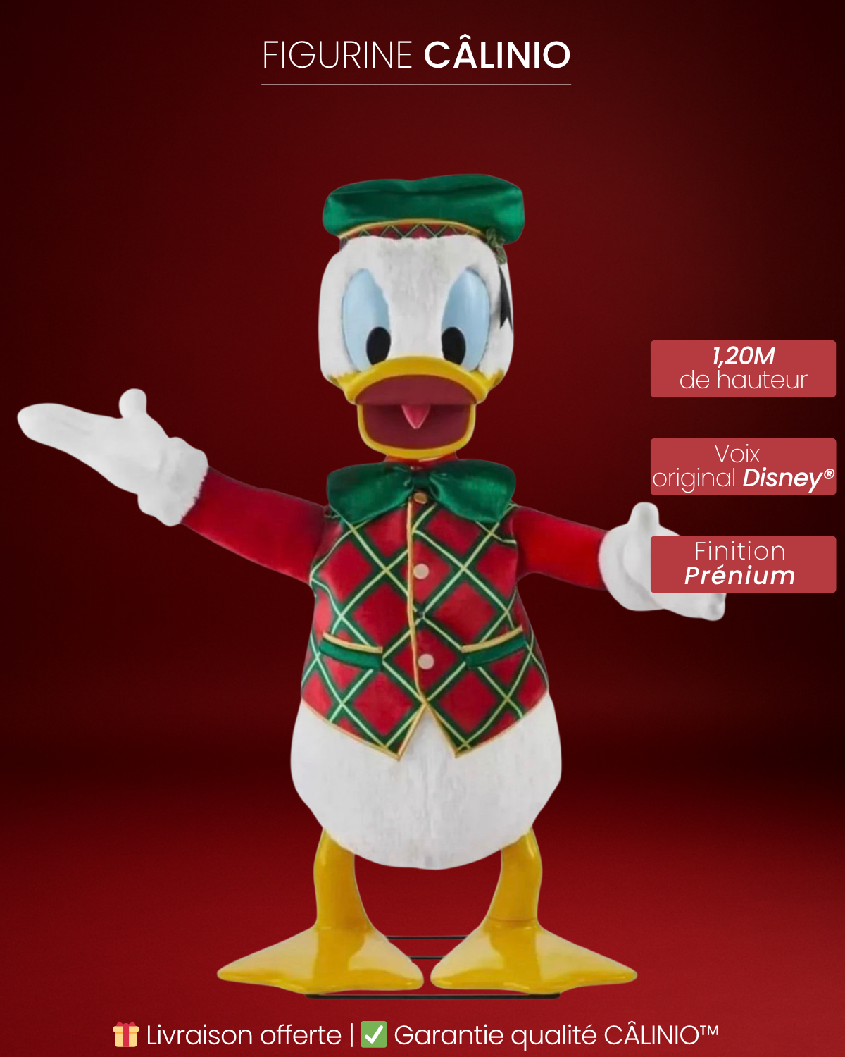 Figurine animée héros festif de Noël - Vue 1