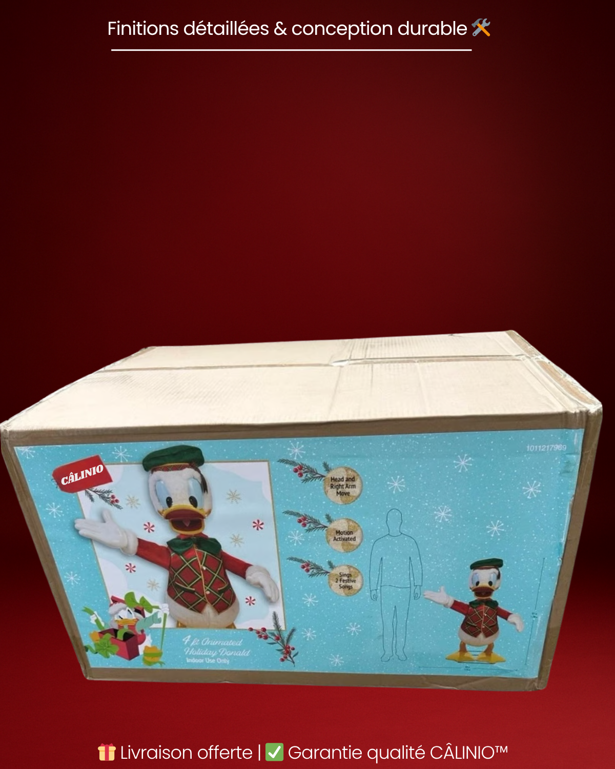 Figurine animée héros festif de Noël - Vue 3